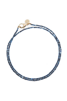 DOUBLE WRAP DIAMOND CUT KYANITE NECKLACE - Necklaces - Sassanova