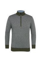 ACE BIRDSEYE 1/4 ZIP SWEATER - Sweaters - Novaman