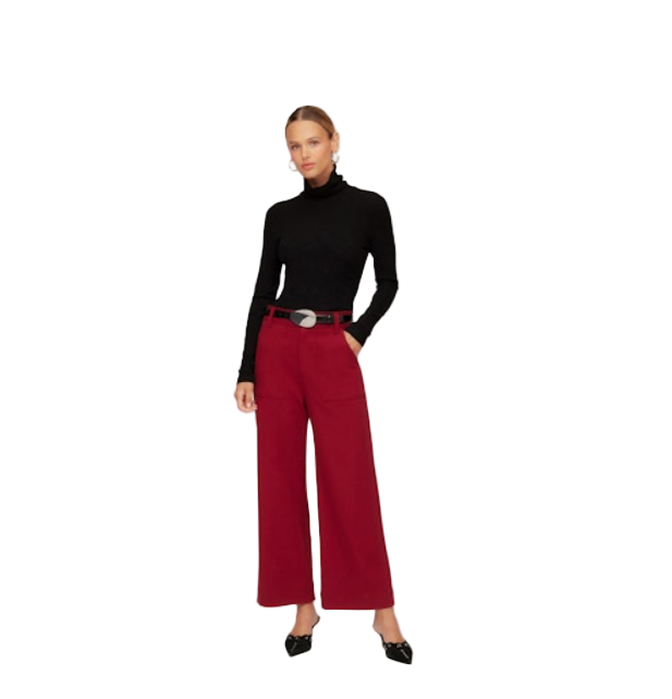 RYLEE CROPPED PANTS (4F36404)-Sassanova