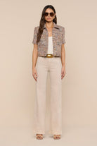 CHITA CROP SHORT SLEEVE JACKET - Jackets - Sassanova