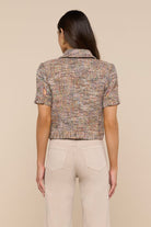 CHITA CROP SHORT SLEEVE JACKET - Jackets - Sassanova