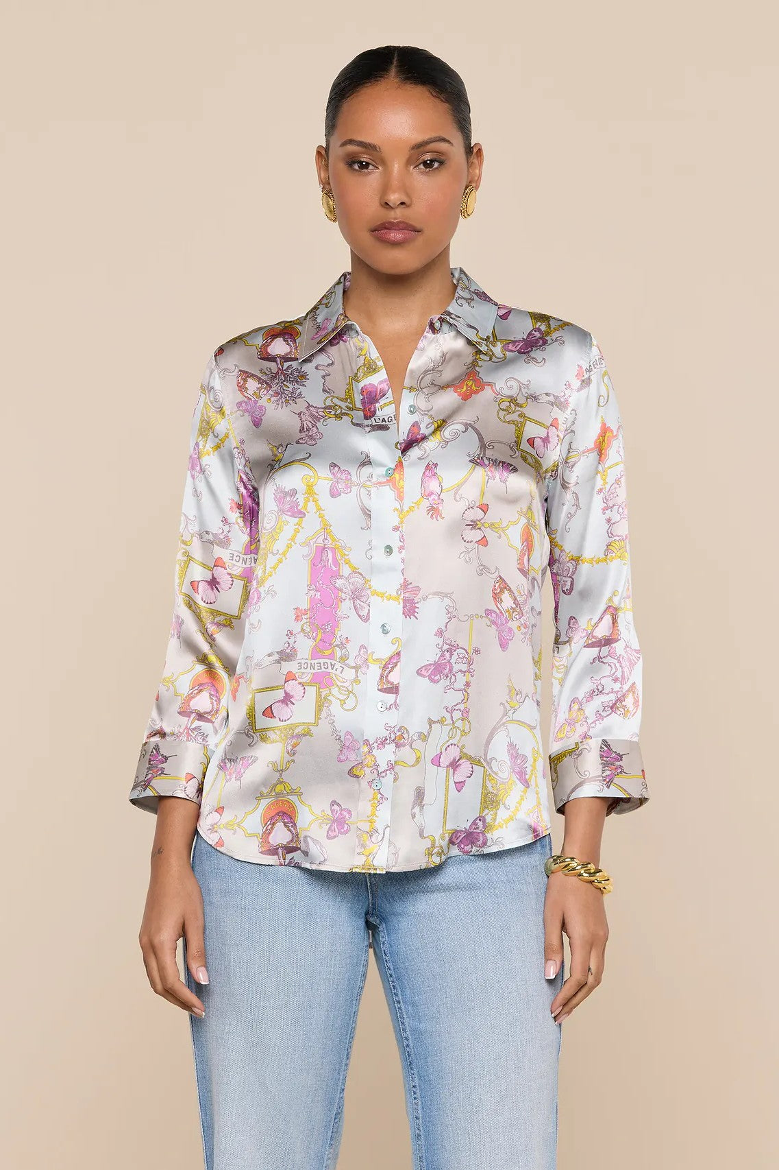 DANI 3/4 SLEEVE BLOUSE - Blouses - Sassanova