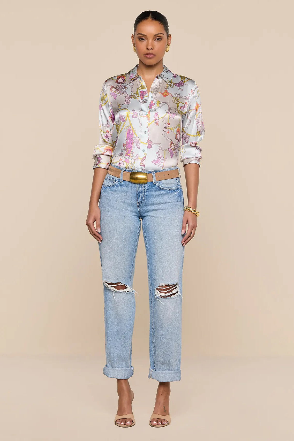 DANI 3/4 SLEEVE BLOUSE - Blouses - Sassanova