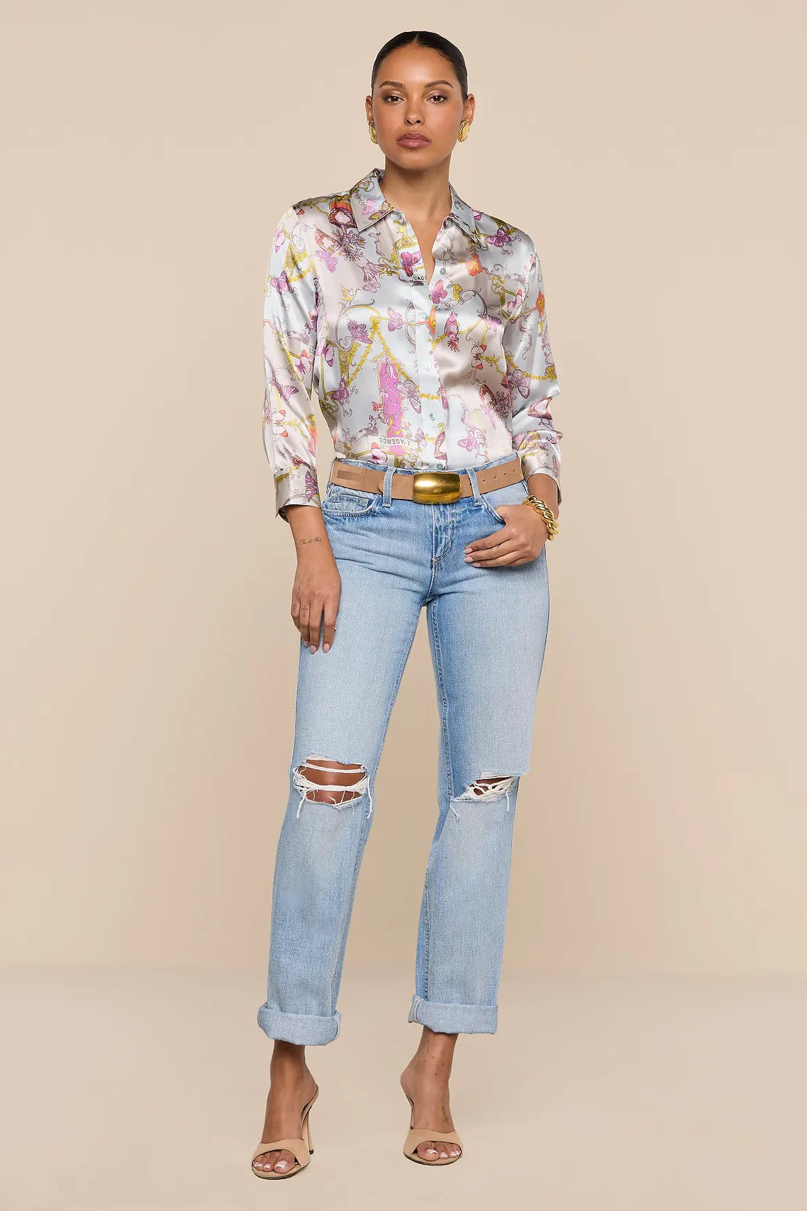 DANI 3/4 SLEEVE BLOUSE - Blouses - Sassanova
