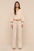KIERA LADDER TRIM BLOUSE - Blouses - Sassanova