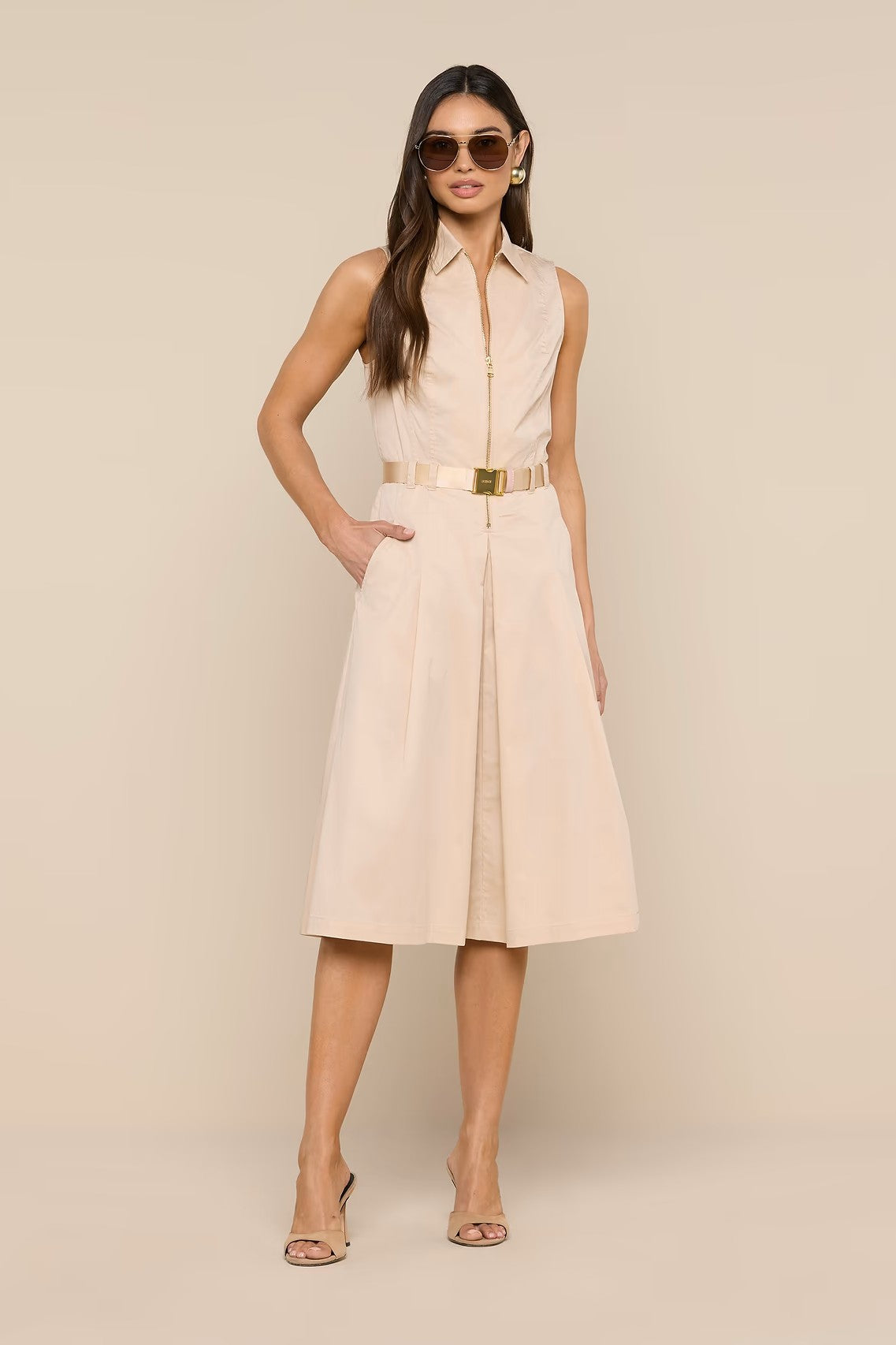 KYLO BELTED SHIRT DRESS - Dresses - Sassanova