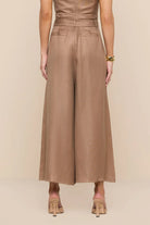 LOWEN PAPERBAG CROP PANT - Pants - Sassanova