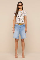 RESSI SHORT SLEEVE LOCK BUTTERFLY TEE - T-shirts - Sassanova