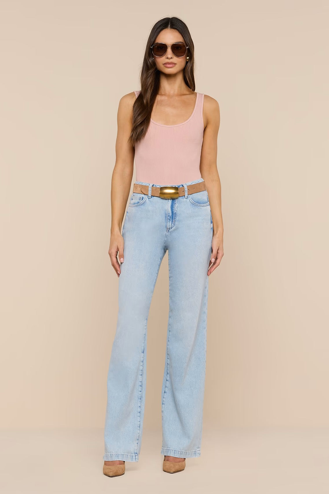 SCOTTIE HIGH RISE WIDE LEG - Jeans - Sassanova