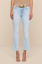 TATI HIGH RISE CROP MICRO BOOT - Jeans - Sassanova