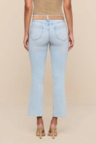 TATI HIGH RISE CROP MICRO BOOT - Jeans - Sassanova