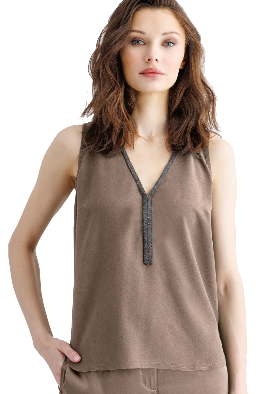 GO OFF THE CHAIN SHELL - Blouses - Sassanova