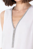 GO OFF THE CHAIN SHELL - Blouses - Sassanova