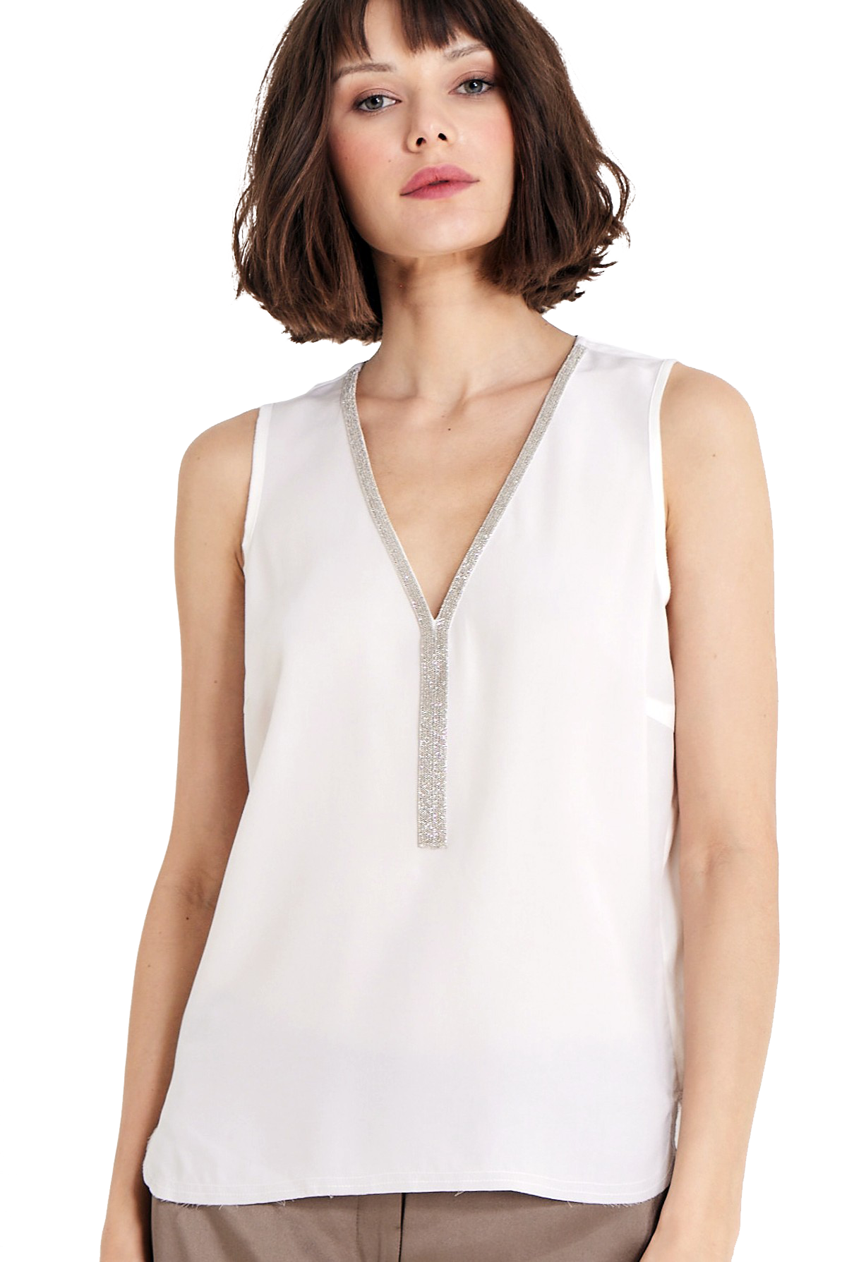 GO OFF THE CHAIN SHELL - Blouses - Sassanova