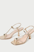 TRIANA MID HEEL SANDAL - Heels - Sassanova