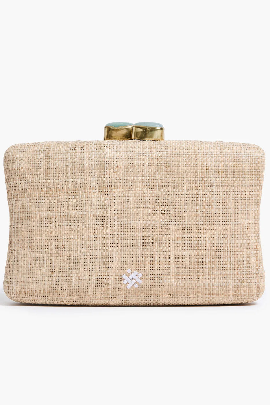 THE ZINNIA MINAUDIERE- NATURAL/CLOUD - Handbags - Sassanova