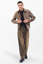 TOMLIN CROSSHATCH SHIRT - Long Sleeved Shirts - Novaman