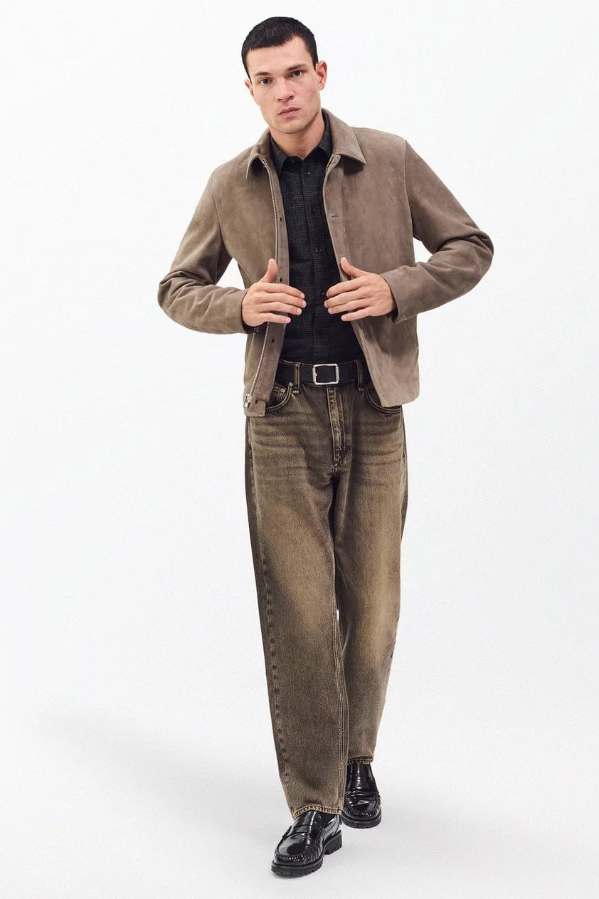 TOMLIN CROSSHATCH SHIRT - Long Sleeved Shirts - Novaman