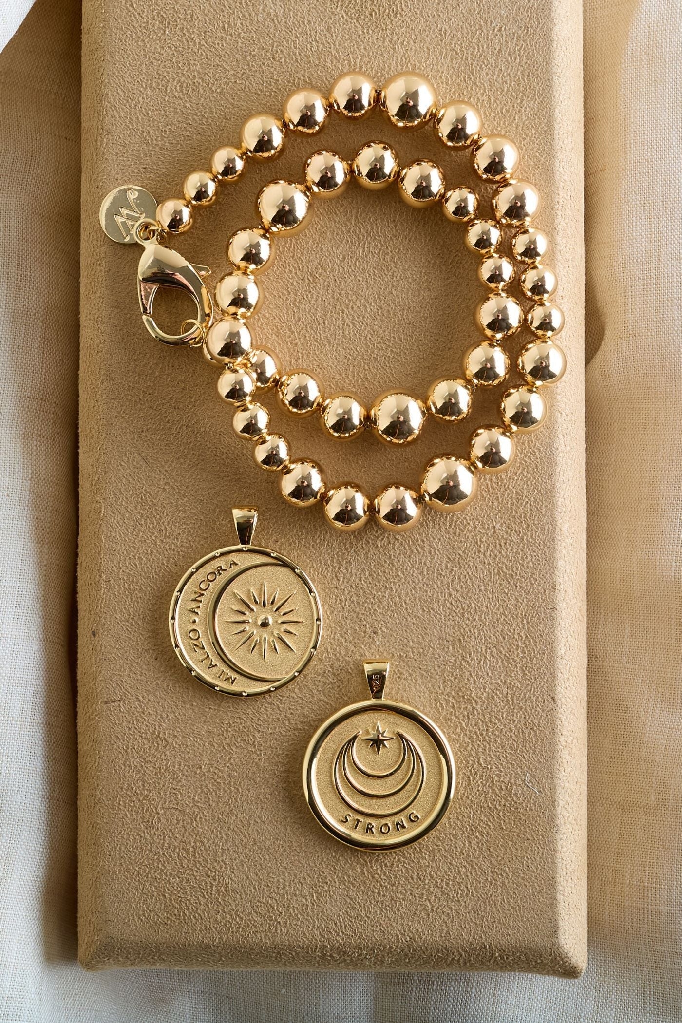 SUN REFLECTION BEADED NECKLACE - Necklaces - Sassanova