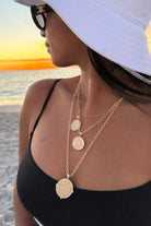 SISTERS FOREVER NECKLACE- DRAWN LINK CHAIN - Necklaces - Sasssanova