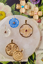 JOY SMALL PENDANT NECKLACE- SATELLITE CHAIN - Necklaces - Sassanova