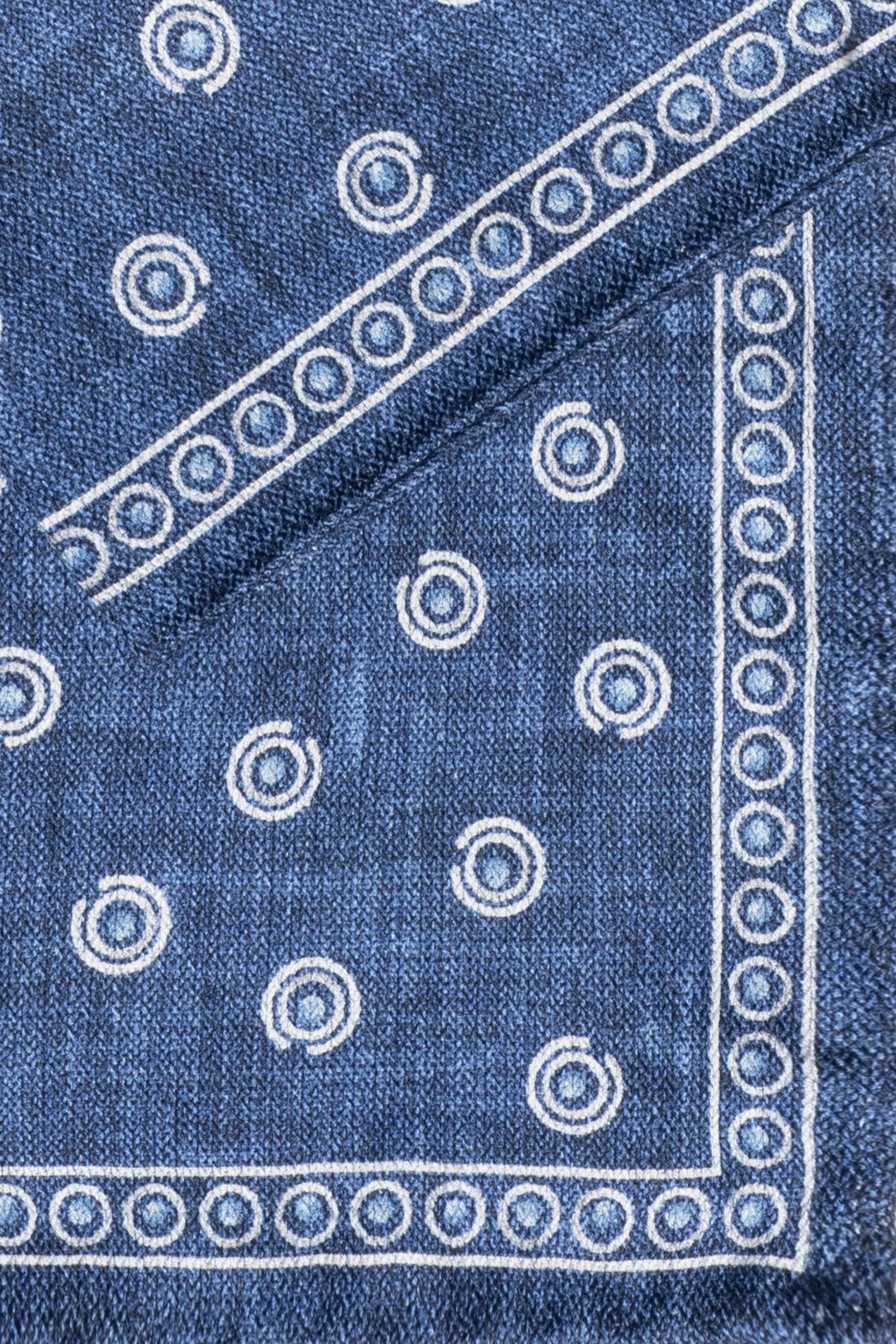 PASCAL POCKET SQUARE OS BLUE - Ties - Novaman