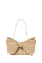 VALERIE BOW CLUTCH NATURAL - Sassanova1