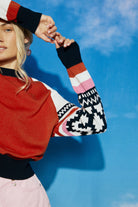 GEO SLEEVE CREW - Sassanova