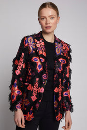 SOPHIA JACQUARD BLAZER