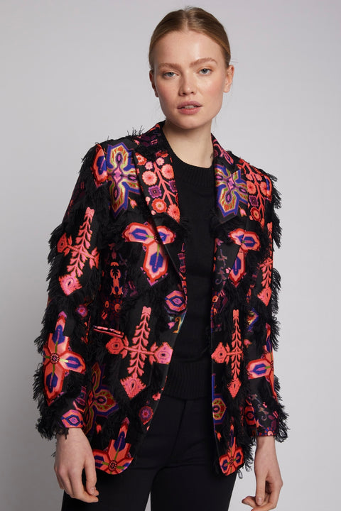 SOPHIA JACQUARD BLAZER