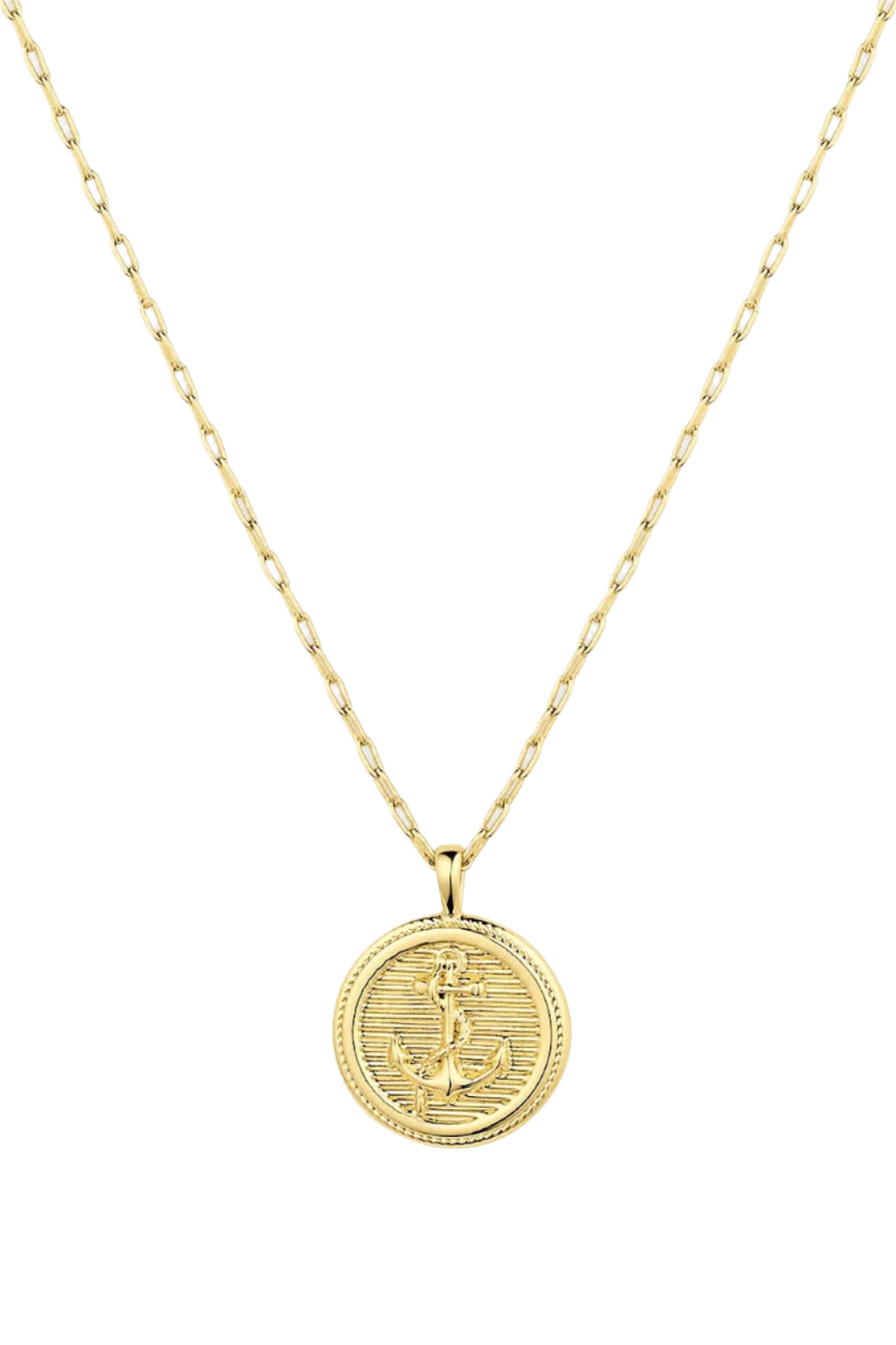 ANCHOR COIN NECKLACE- GLD
sassanova
