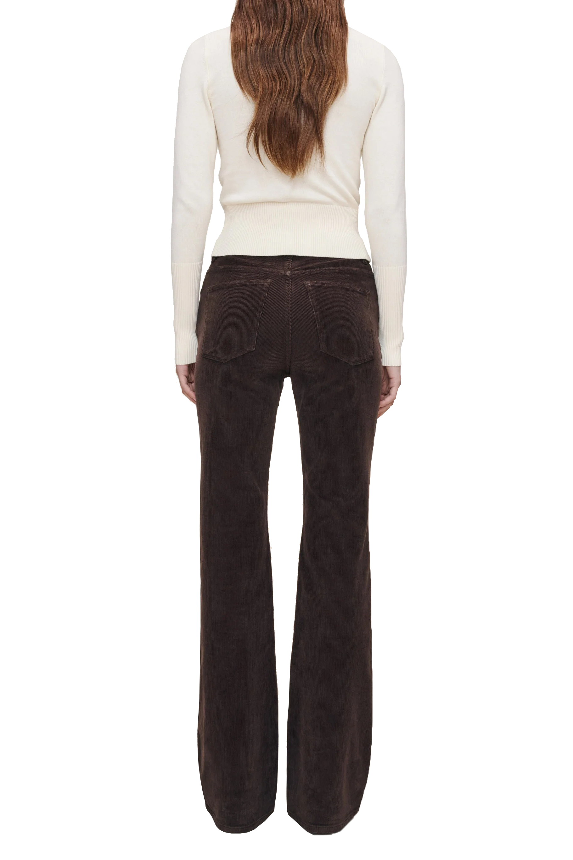 BRIDGET BOOT HIGH RISE CORDUROY 33 - Jeans - SASSANOVA