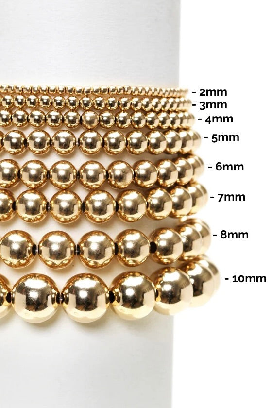 2MM SIG BRACELET- GOLD/6.5