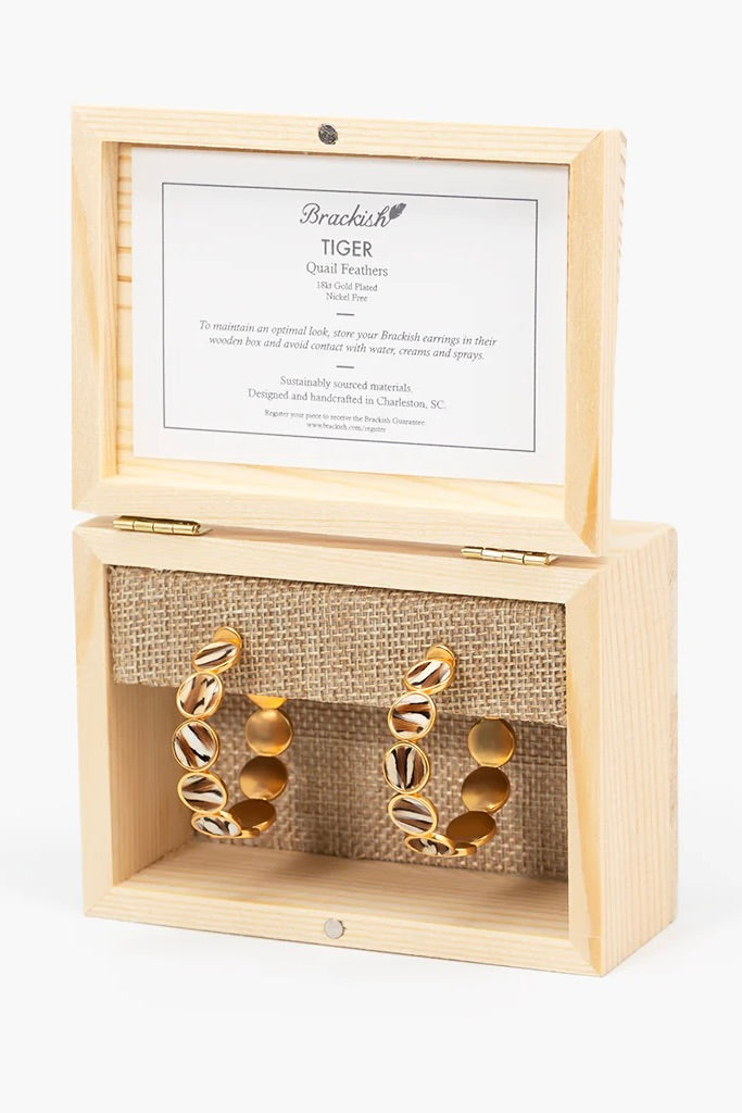 TIGER MULTI BEZEL EARRING
sassanova