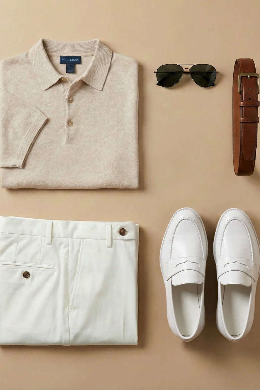 BOUCLE SOLID POLO - Short Sleeved Polos - Novaman