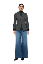 AUDEN KNIT COMBO BLAZER Sassanova