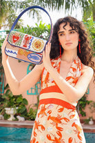 SUN AND SEA BEADED SHOULDER BAG- MULTI - Shoulder Bags - Sassanova