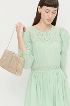 SERENA GATHERED CLUTCH - Handbags - Sassanova