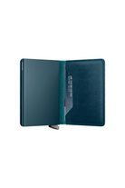 PREMIUM SLIMWALLET BASCO TEAL - Wallet - Novaman