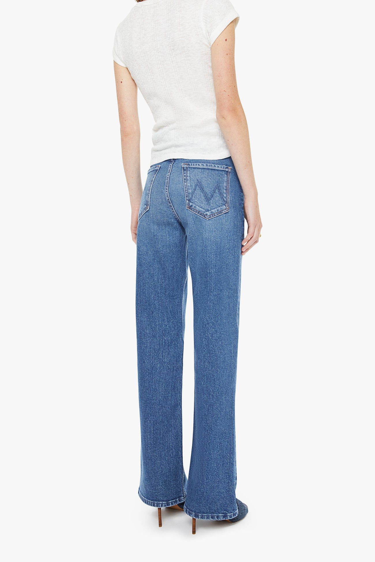 HIGH WAISTED BOOKIE SNEAK JEAN - Jeans - Sassanova