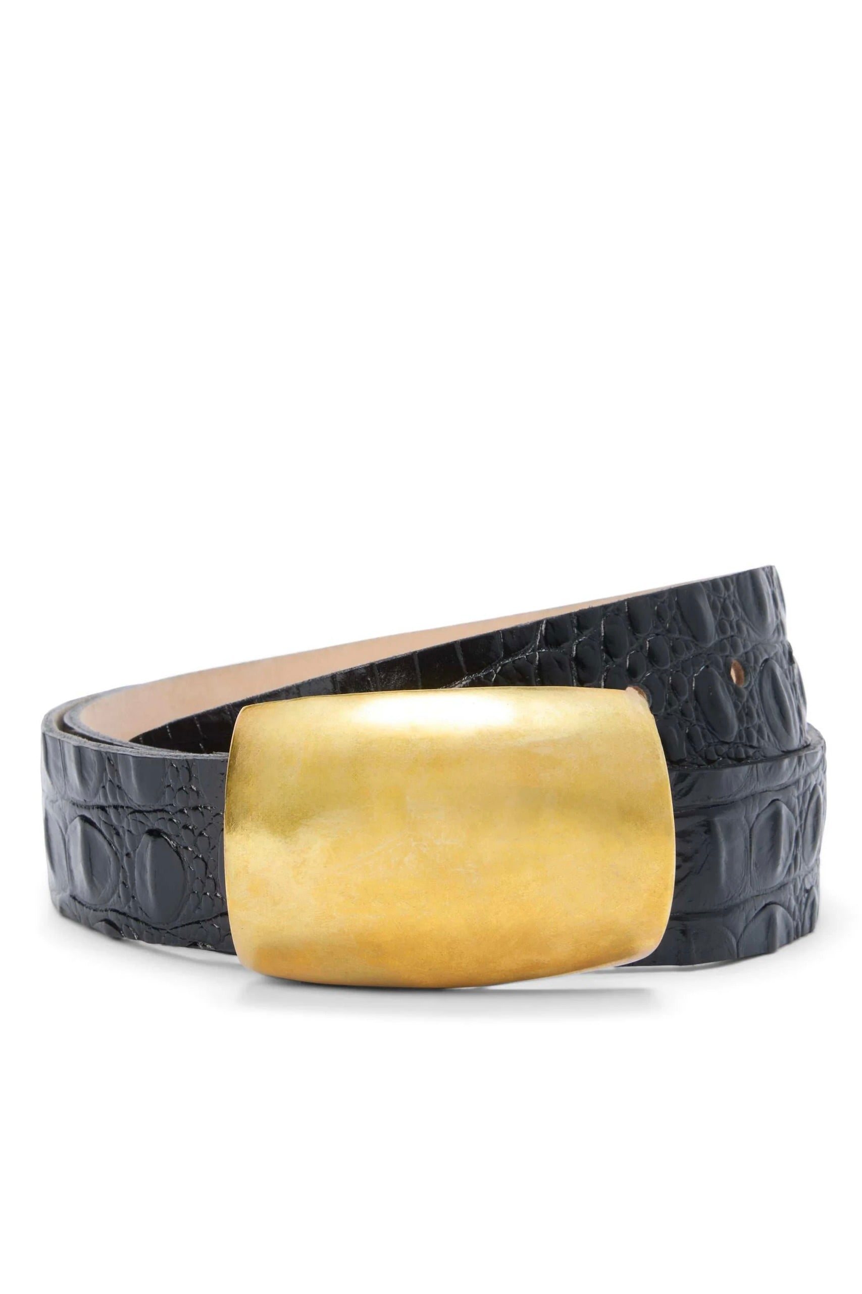 MILOU DOMED CROC EMB BELT
sassanova