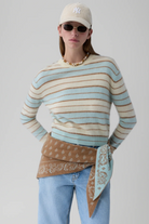 GRIZZLY STRIPE CREW - Sweaters - Sassanova