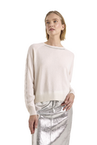 CRYSTAL CABLE SLV SWEAT - Sassanova