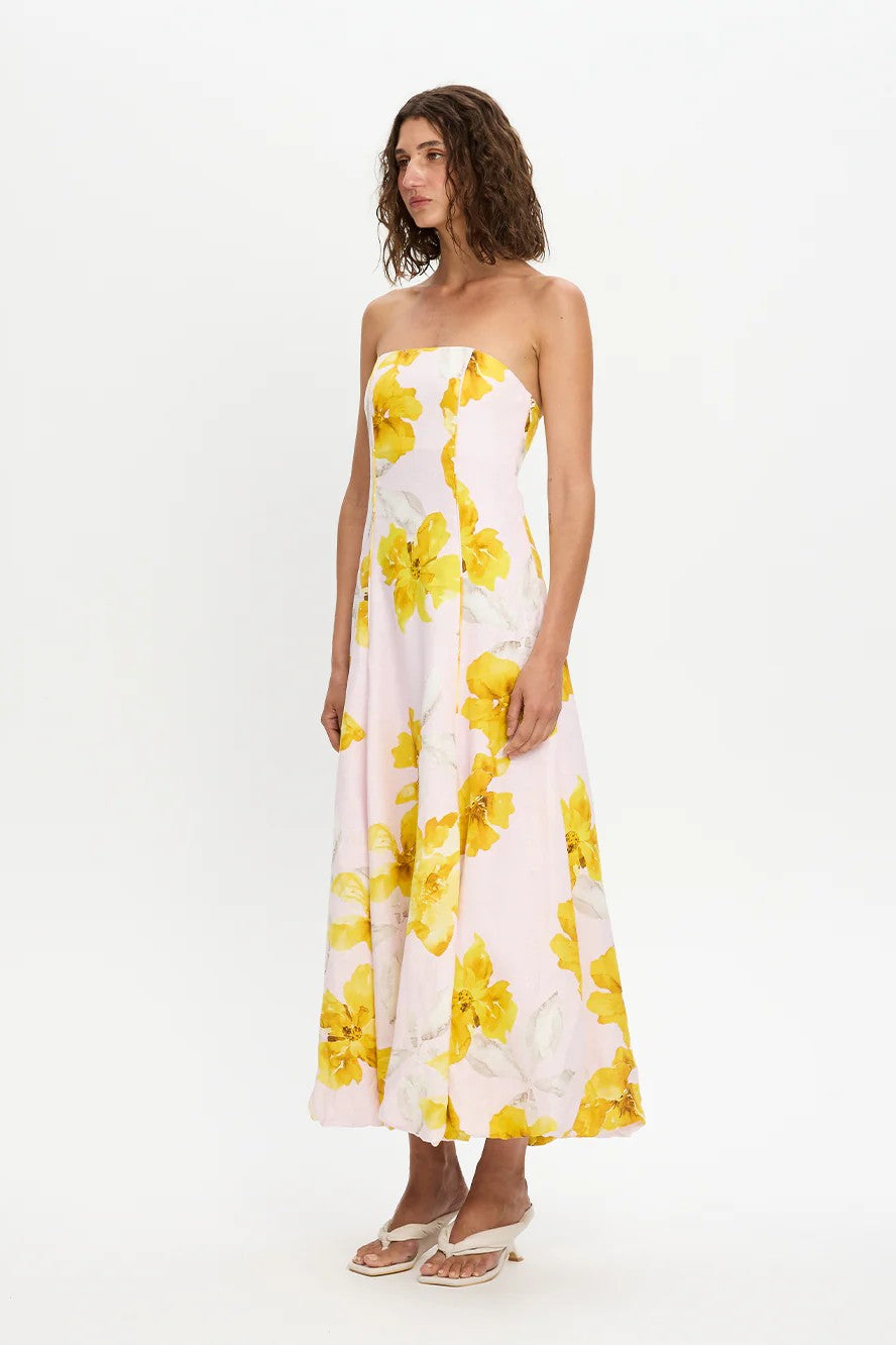 FRANCINE STRAPLESS MAXI DRESS - Dresses - Sassanova