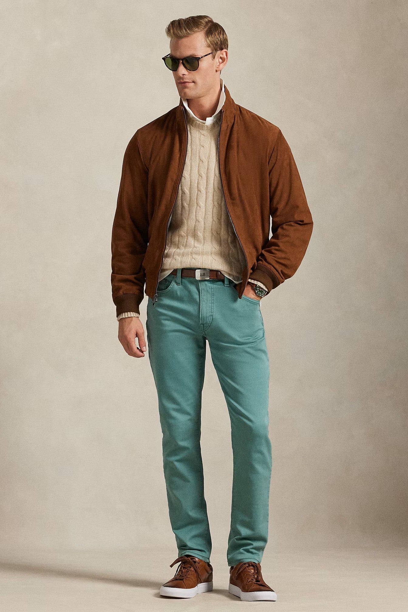 SULLIVAN SLIM KNIT 5 POCKET PANT - Pants - Novaman