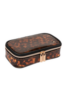 MIAMI TORTOISE CLAIRE MEDIUM MAKEUP CASE - sassanova