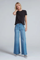 BRICK HOUSE WIDE LEG DYNOMITE - Jeans - Sassanova