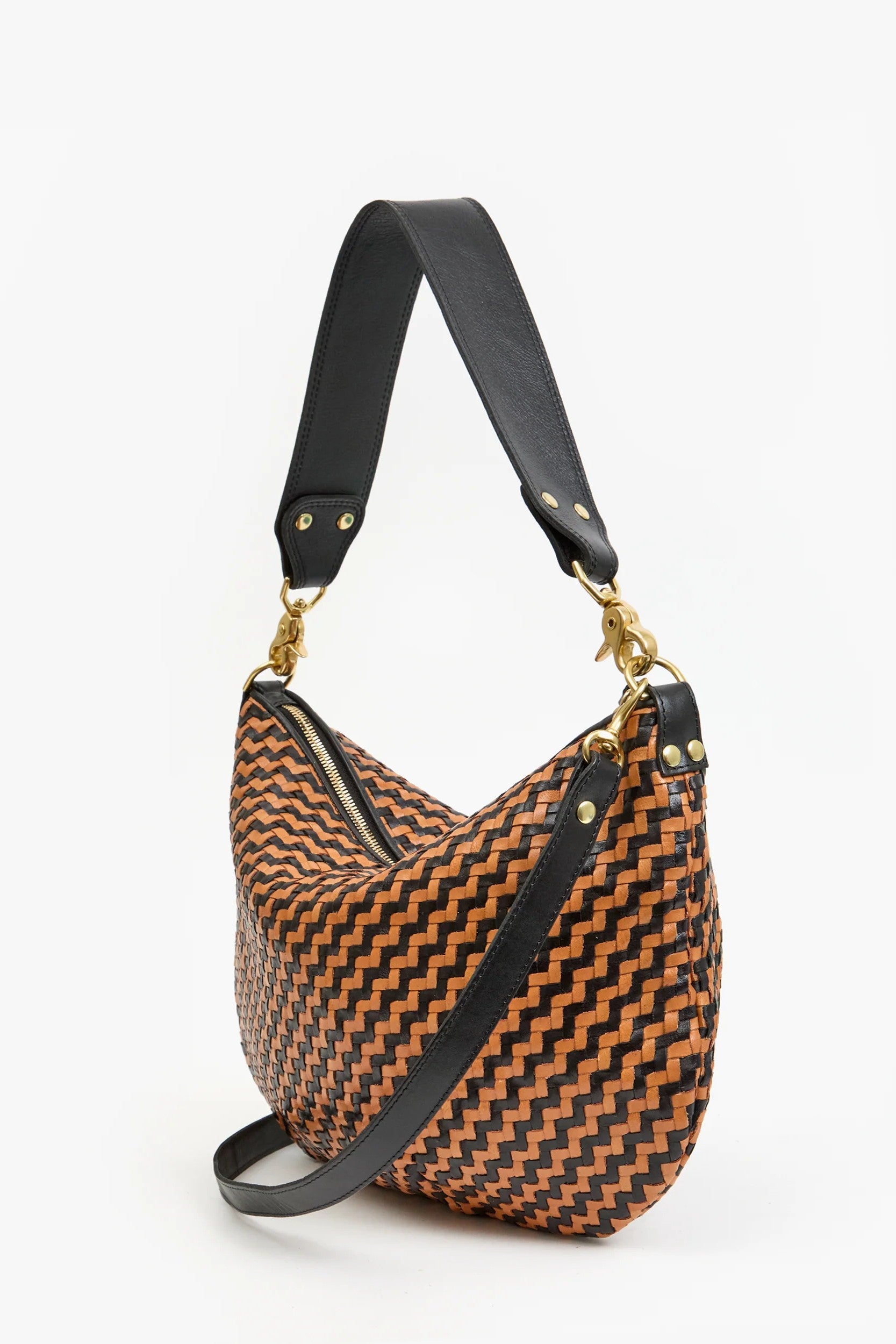 MOYEN WOVEN ZIG ZAG - Handbags - Sassanova
