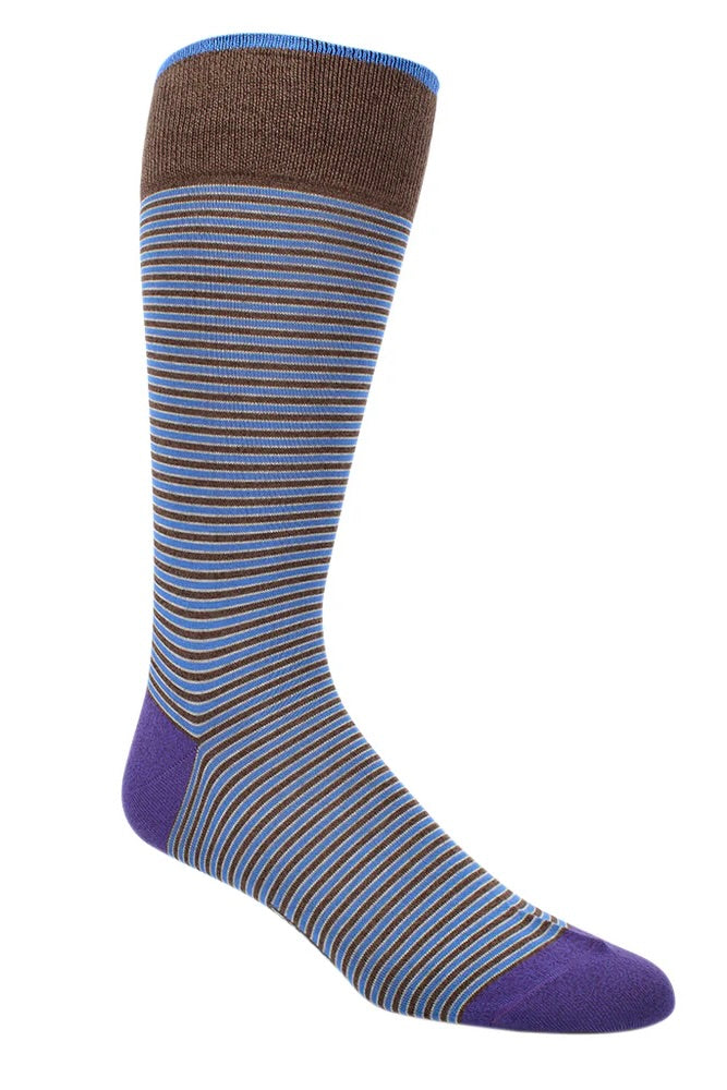 THIN BAR STRIPE SOCK CHOCOLATE OS
novaman