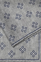 RIVERVIEW POCKET SQUARE GREY OS - Pocket squares - Novaman